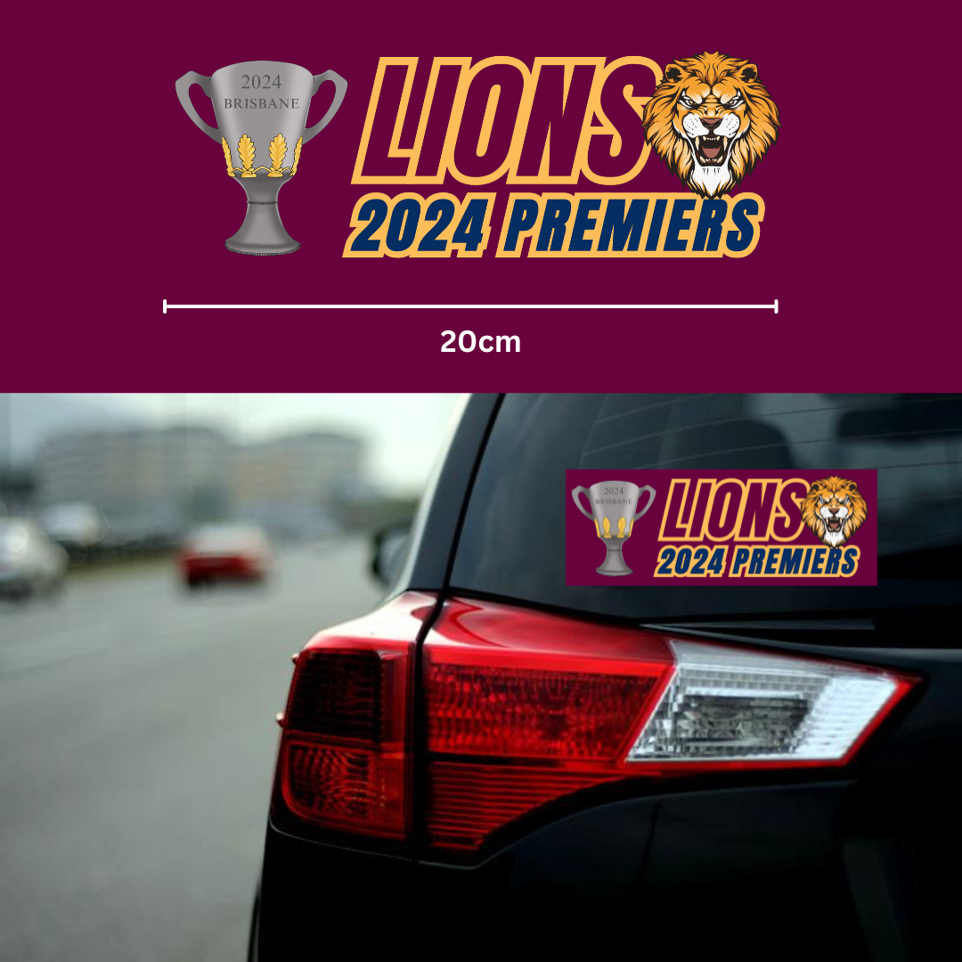 2024 Lions Premiers Sticker