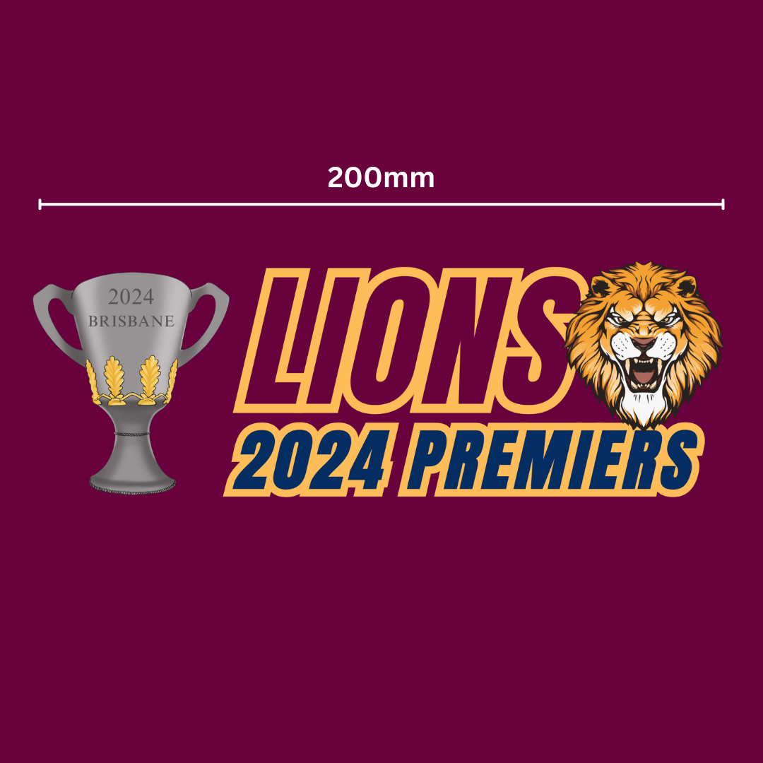 2024 Lions Premiers Sticker