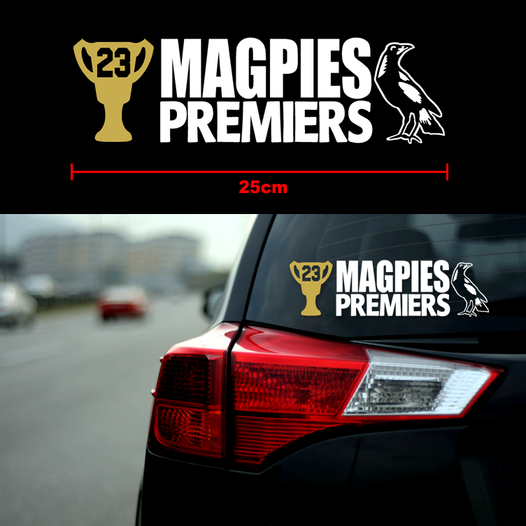 2023 Magpies Premiers Sticker