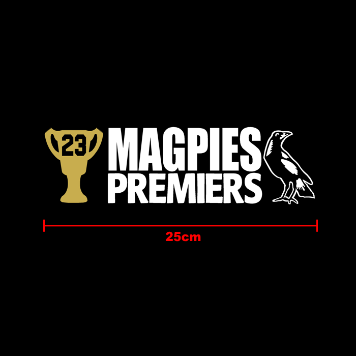 2023 Magpies Premiers Sticker