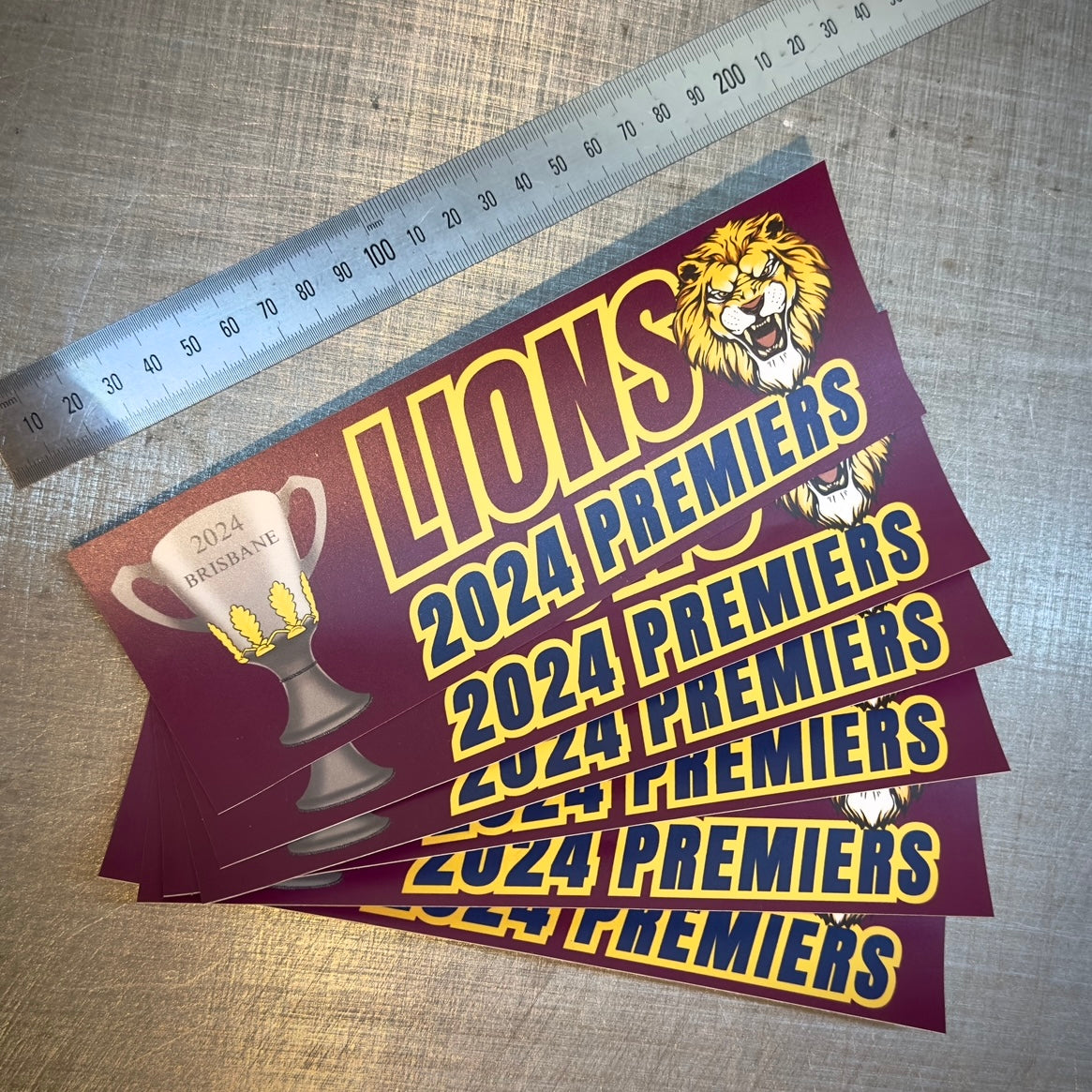 2024 Lions Premiers Sticker