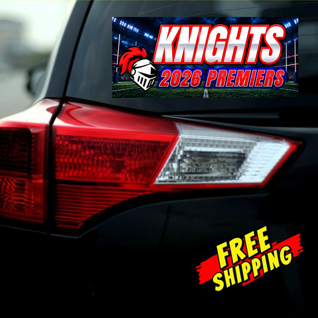 2026 Knights Premiers Bumper Sticker