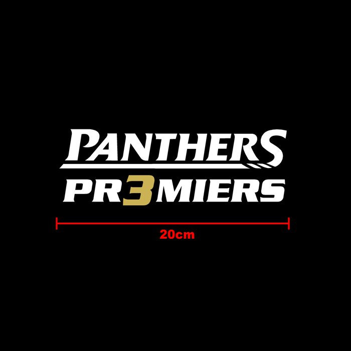 2023 Panthers Premiers Sticker