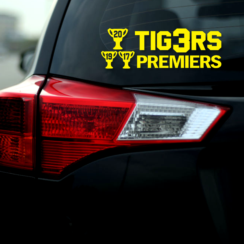 2020 Tigers Premiers Sticker